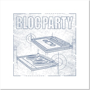 Bloc Party Technical Drawing Posters and Art